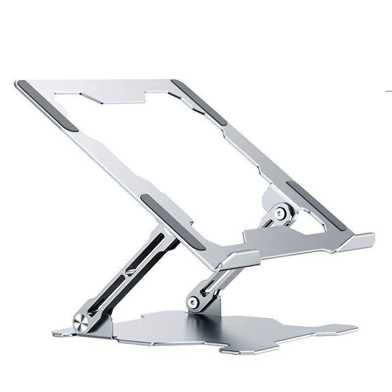 Adjustable Aluminum Laptop Stand — Foldable & Portable