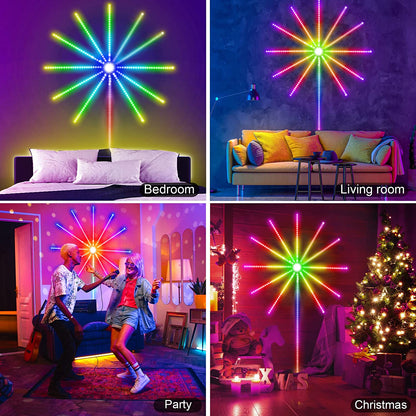 Firework RGB LED Lights — Music Sync, 16M Colors