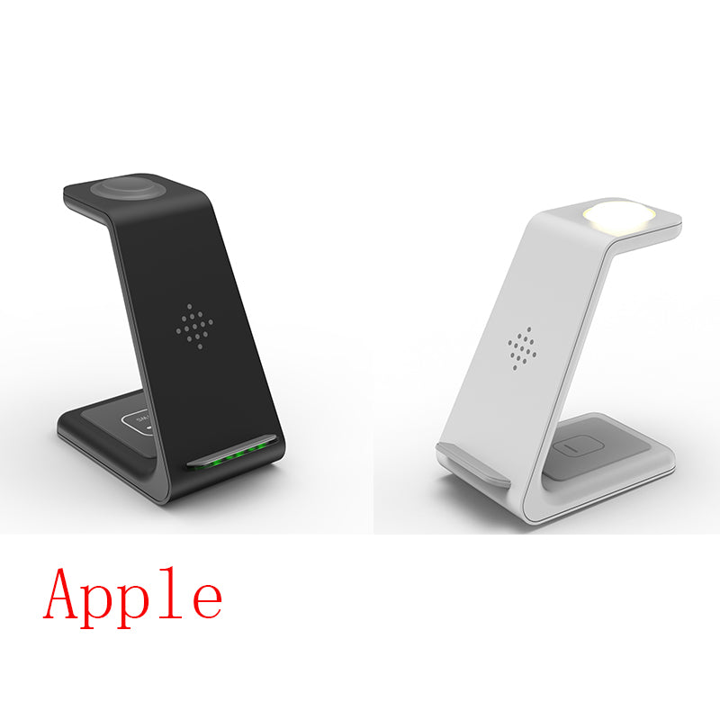 3-in-1 Wireless Charging Station — Phone, Watch & Earbuds
