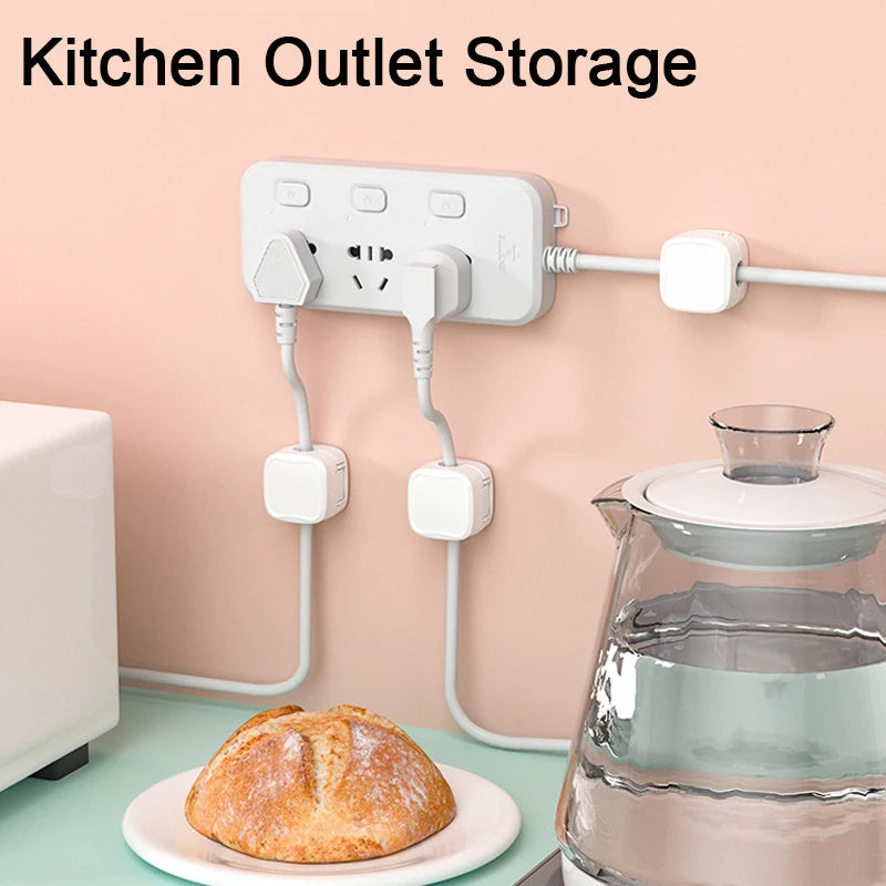 Magnetic Cable Clips — Desk & Wall Cord Organizer