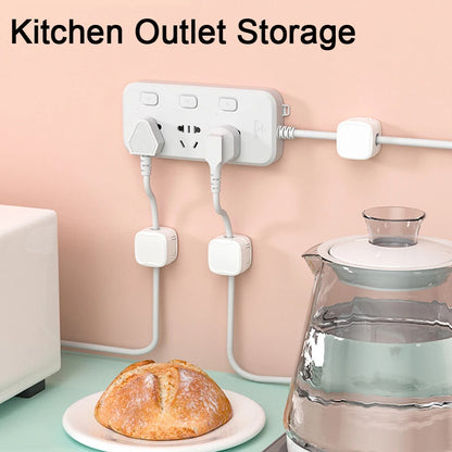 Magnetic Cable Clips — Desk & Wall Cord Organizer