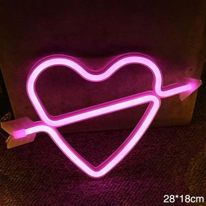 LED Neon Sign — Night Light Decoration for Gaming & Bedroom