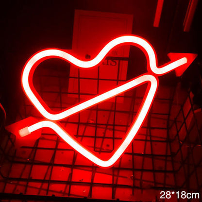 LED Neon Sign — Night Light Decoration for Gaming & Bedroom