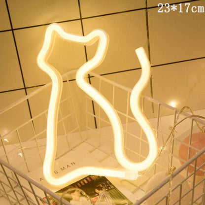LED Neon Sign — Night Light Decoration for Gaming & Bedroom