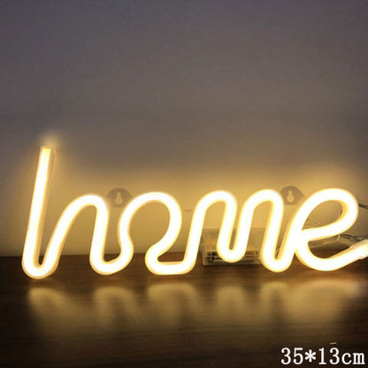 LED Neon Sign — Night Light Decoration for Gaming & Bedroom