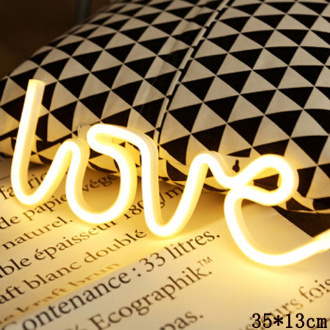 LED Neon Sign — Night Light Decoration for Gaming & Bedroom