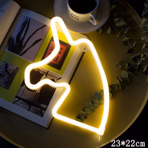 LED Neon Sign — Night Light Decoration for Gaming & Bedroom