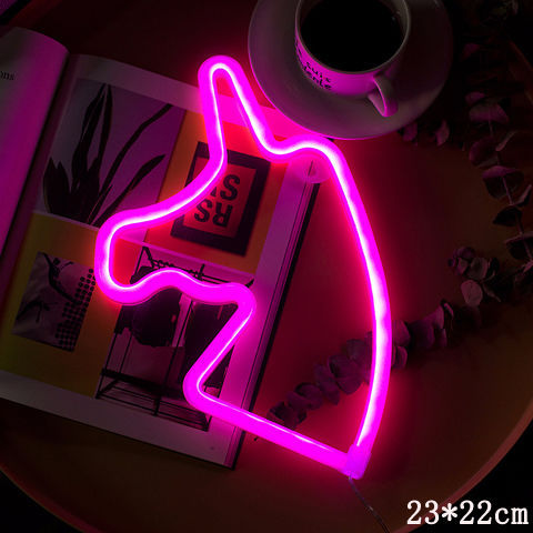 LED Neon Sign — Night Light Decoration for Gaming & Bedroom