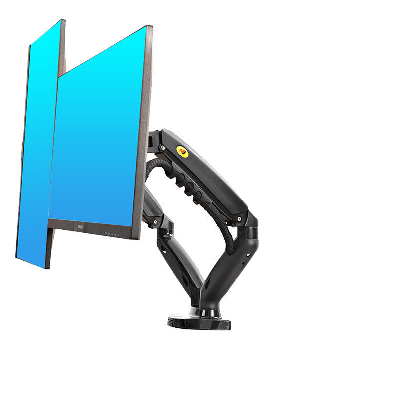 Gas Spring Monitor Arm — Single Screen, Full Tilt & Swivel