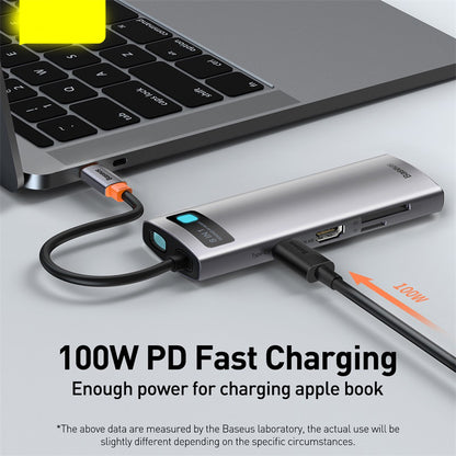 USB-C Docking Station — 4K HDMI, USB 3.0, SD & Ethernet Hub