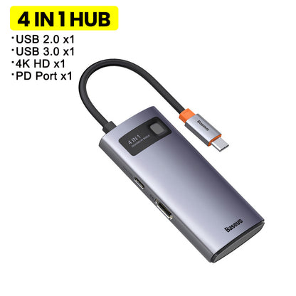 USB-C Docking Station — 4K HDMI, USB 3.0, SD & Ethernet Hub