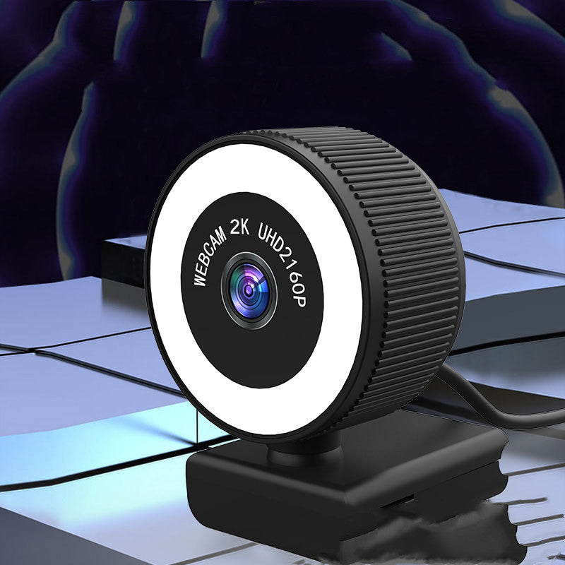 HD 1080p Webcam with Autofocus & Mic — Plug & Play