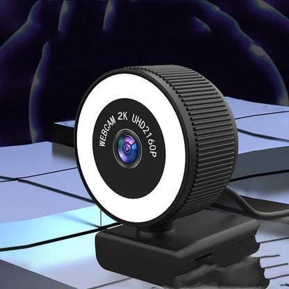 HD 1080p Webcam with Autofocus & Mic — Plug & Play
