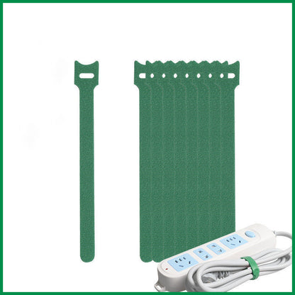 Reusable Velcro Cable Ties — Hook & Loop Wire Organizer