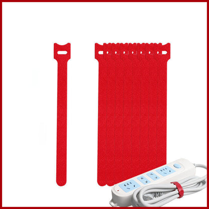Reusable Velcro Cable Ties — Hook & Loop Wire Organizer