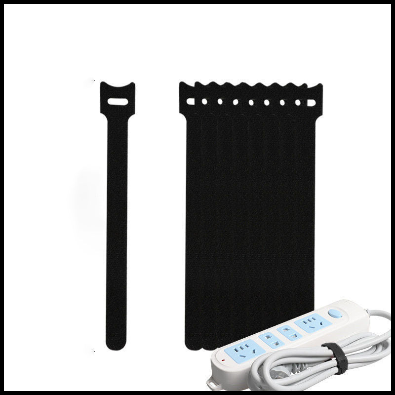 Reusable Velcro Cable Ties — Hook & Loop Wire Organizer