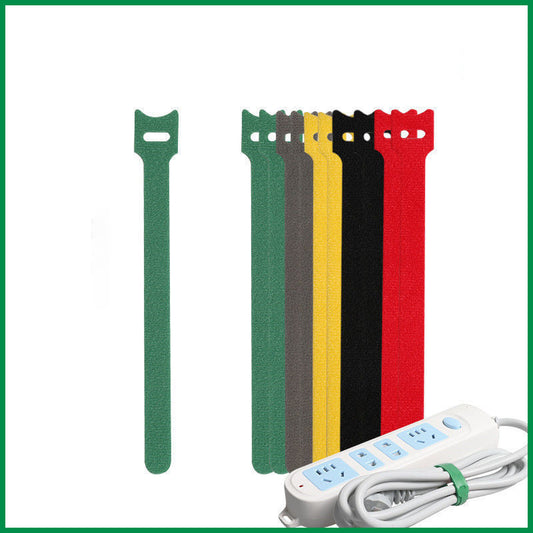 Reusable Velcro Cable Ties — Hook & Loop Wire Organizer