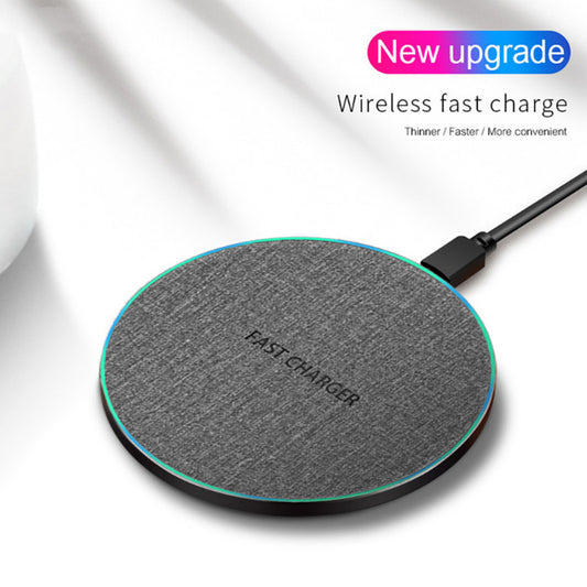 Slim Wireless Charging Pad — 15W Qi Fast Charge