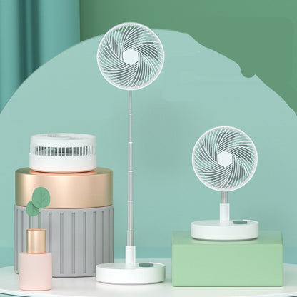 Mini Portable Desk Fan — Rechargeable, Foldable & Quiet