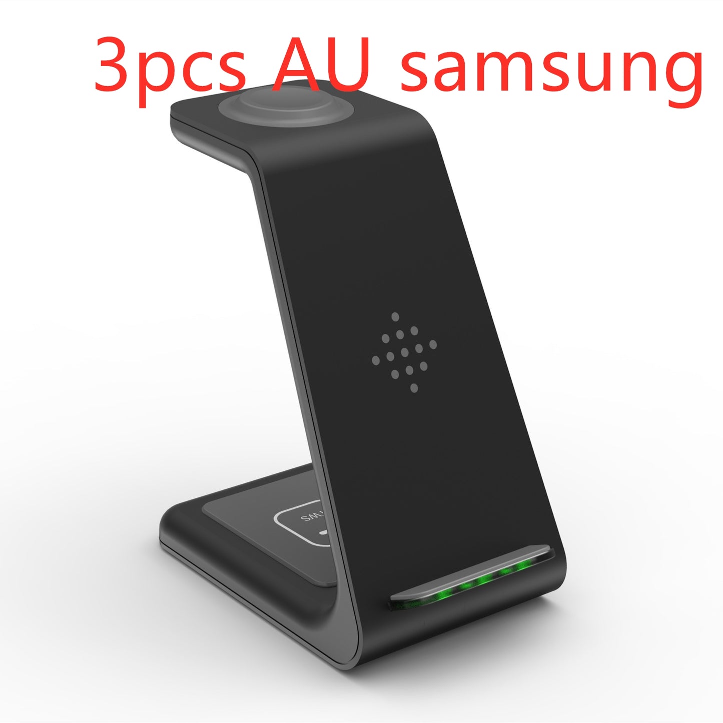 3-in-1 Wireless Charging Station — Phone, Watch & Earbuds