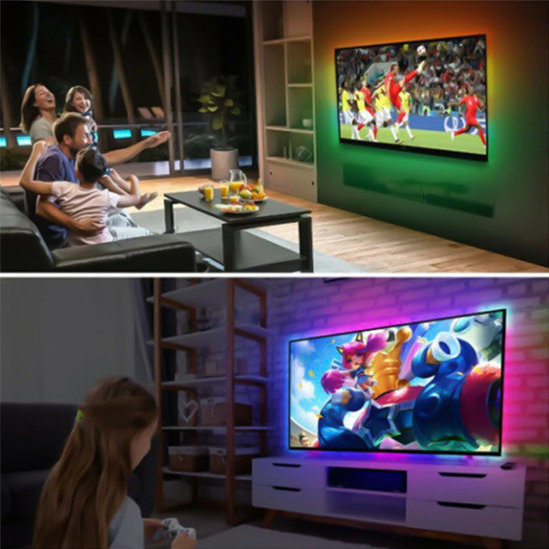 RGB LED Strip Lights — Bluetooth App Control, 16M Colors