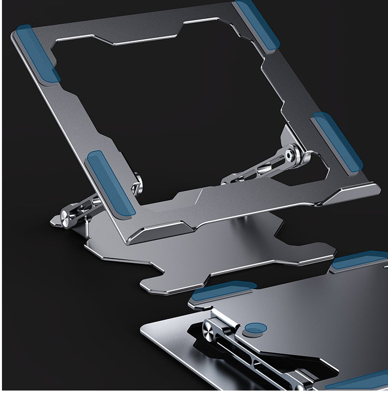 Adjustable Aluminum Laptop Stand — Foldable & Portable