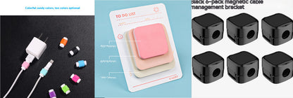 Magnetic Cable Clips — Desk & Wall Cord Organizer