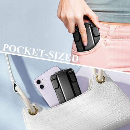 Adjustable Phone & Tablet Desk Stand — Foldable Desktop Holder
