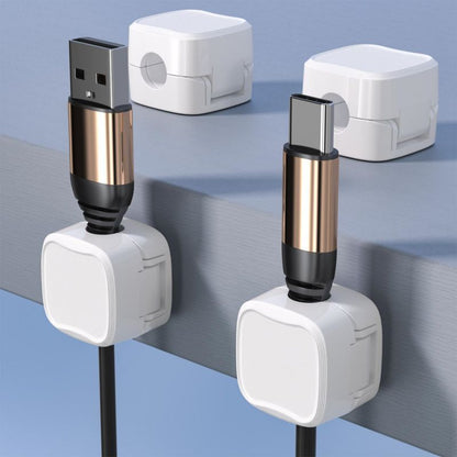 Magnetic Cable Clips — Desk & Wall Cord Organizer