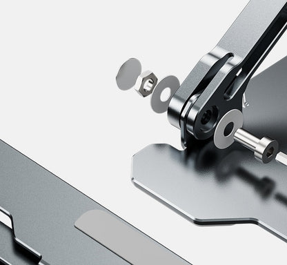 Adjustable Aluminum Laptop Stand — Foldable & Portable