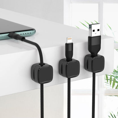 Magnetic Cable Clips — Desk & Wall Cord Organizer