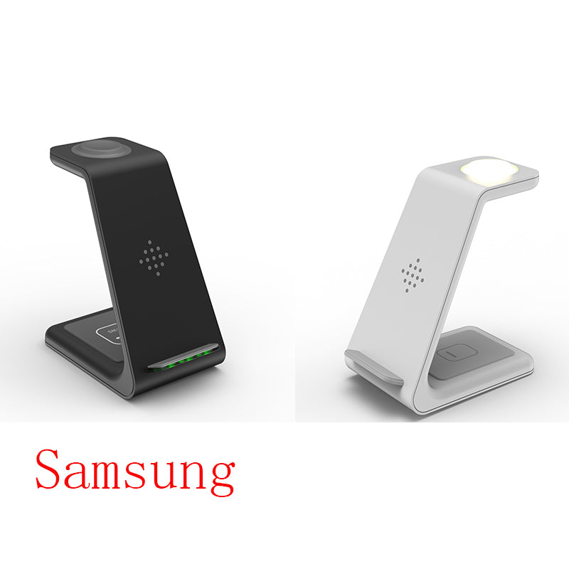3-in-1 Wireless Charging Station — Phone, Watch & Earbuds
