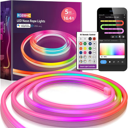 Smart LED Neon Strip — WiFi App Control, Music Sync
