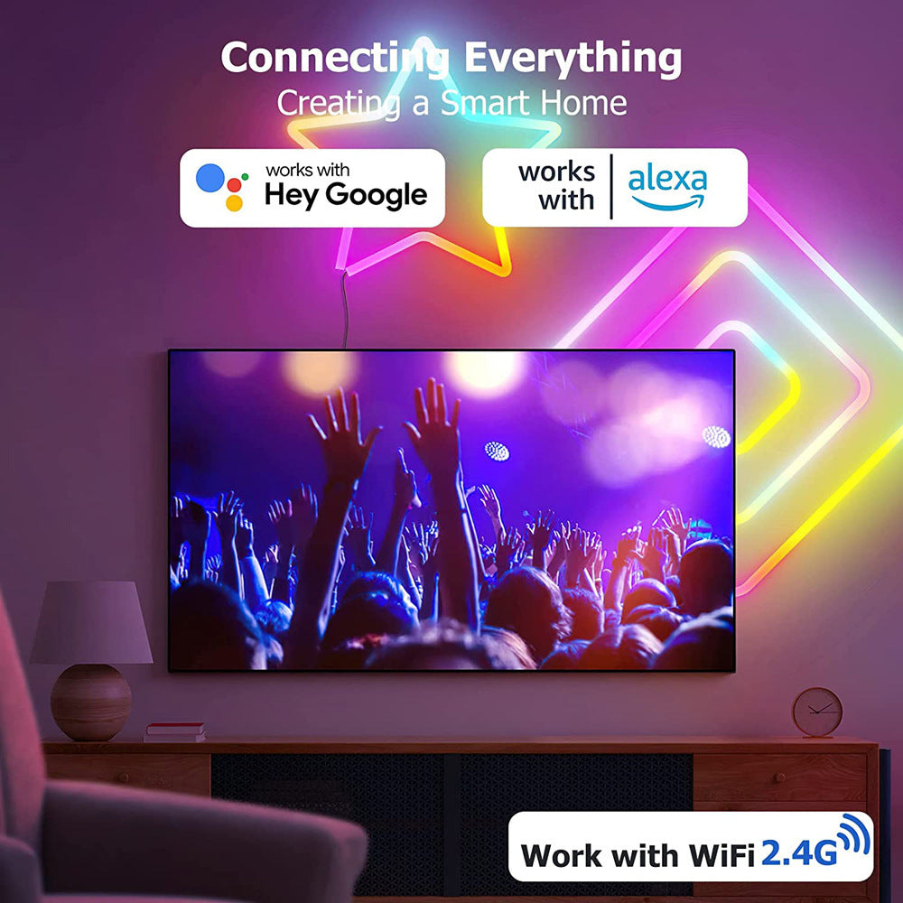 Smart LED Neon Strip — WiFi App Control, Music Sync